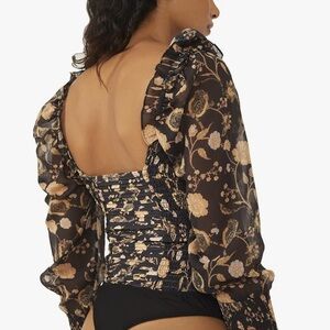 Free People brunch date bodysuit. Large.